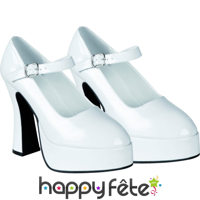 Chaussures disco blanches
