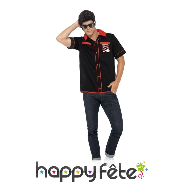 Chemise de bowling années 50