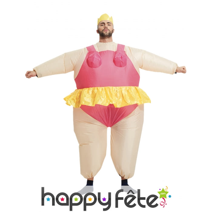 Costume de ballerine gonflable pour adulte