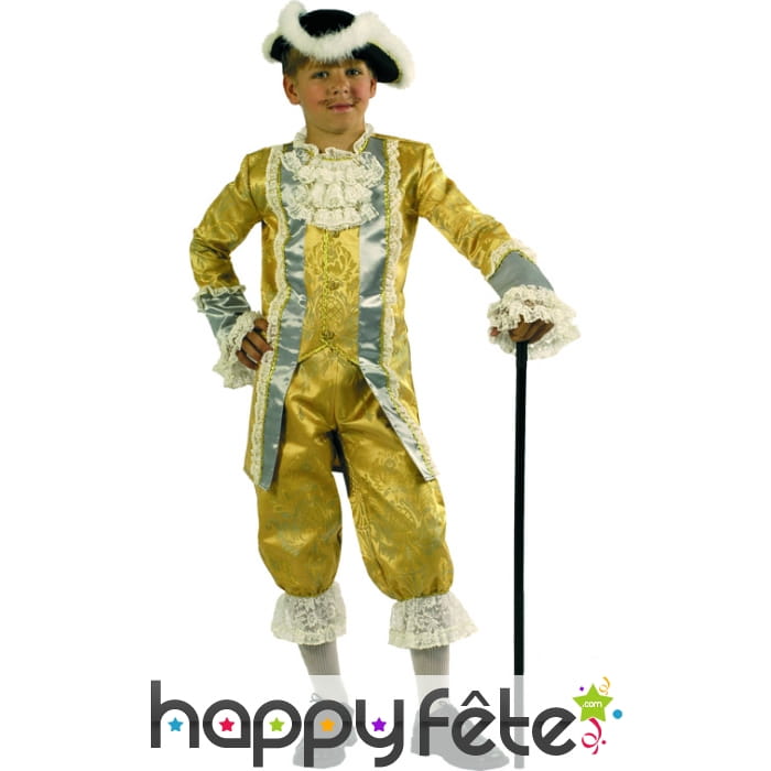 Costume de baron doré