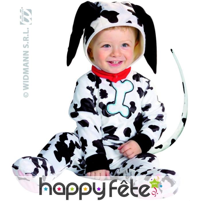 Costume de bébé dalmatien