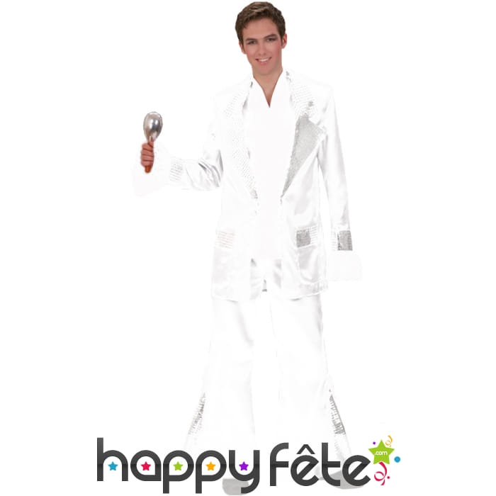 Costume disco blanc
