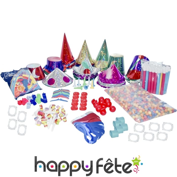 Caisse de cotillons chapeaux grand modèle