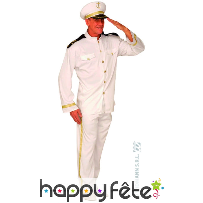 Costume de capitaine de la marine