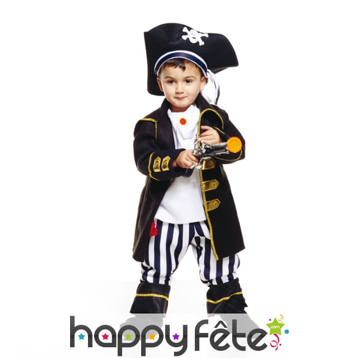 Costume de capitaine pirate pour tout petit