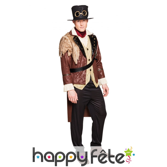 Costume de capitaine Steampunk pour adulte