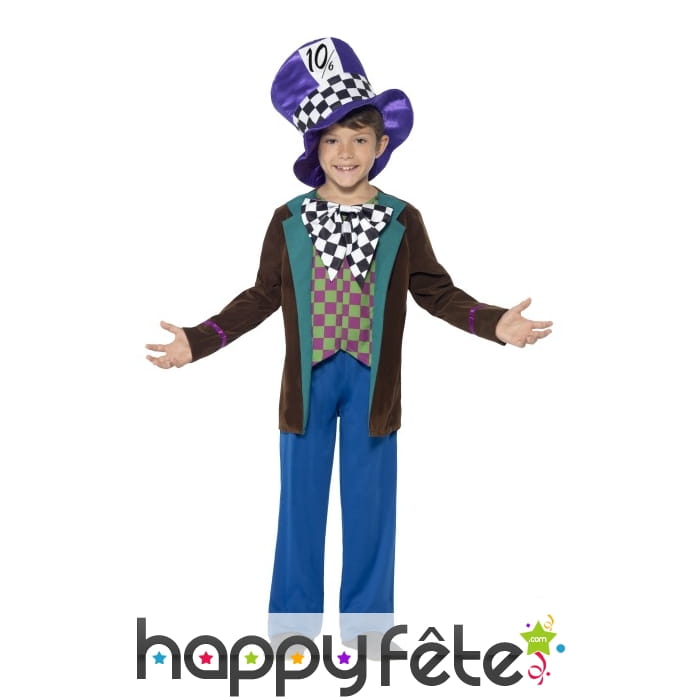 Costume de chapelier pour enfant garçon