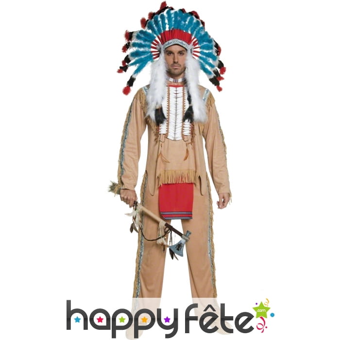 Costume de chef indien beige