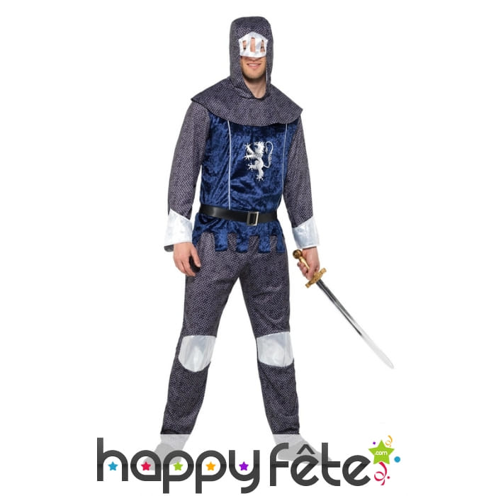 Costume de chevalier médiéval pour homme adulte