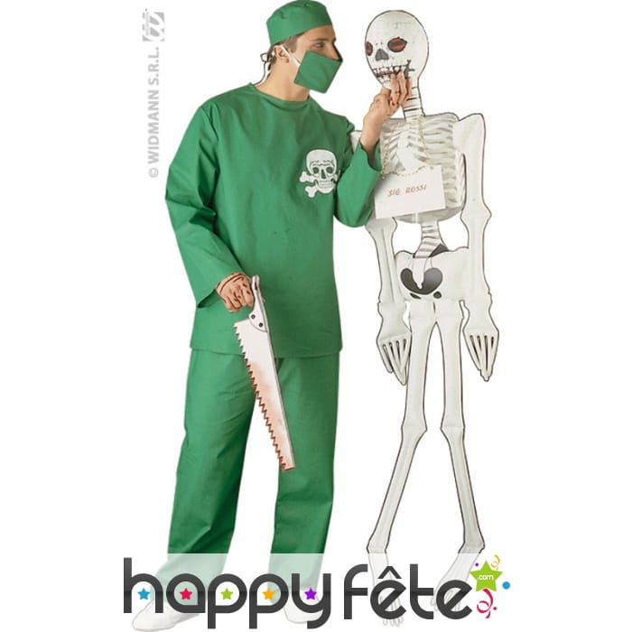 Costume de chirurgien vert