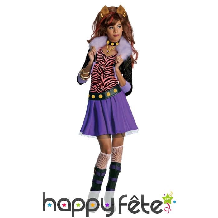 Costume de Clawdeen Wolf pour fille