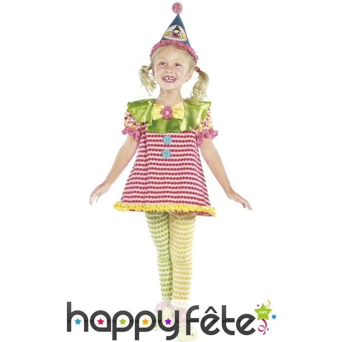 Costume de clown cutie fille