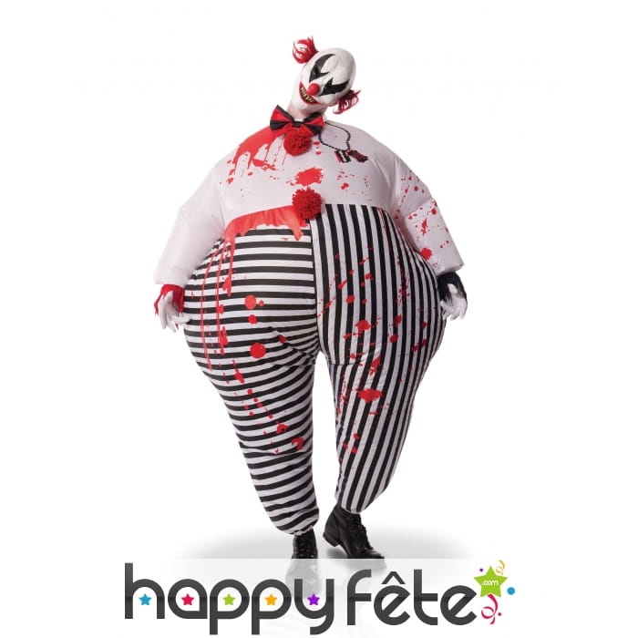Costume de Clown ensanglanté gonflable