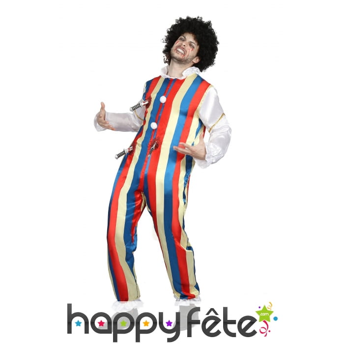 Costume de clown poignardé