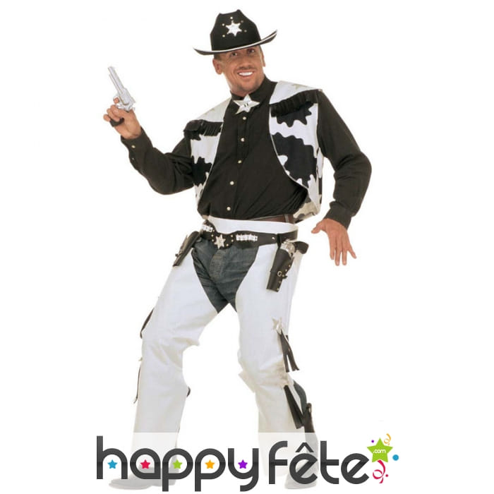 Costume de cowboy vachette avec chaps
