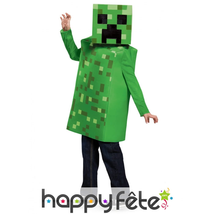 Costume de Creeper pour enfant, Minecraft
