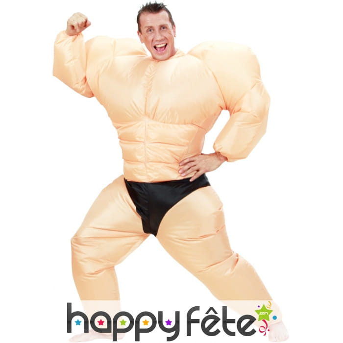Costume de culturiste gonflable