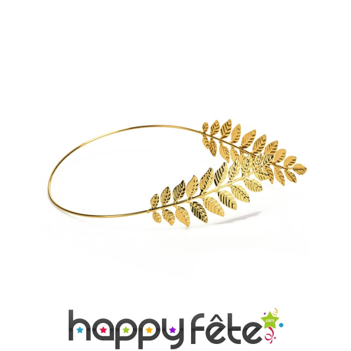 Couronne de César dorée pour adulte