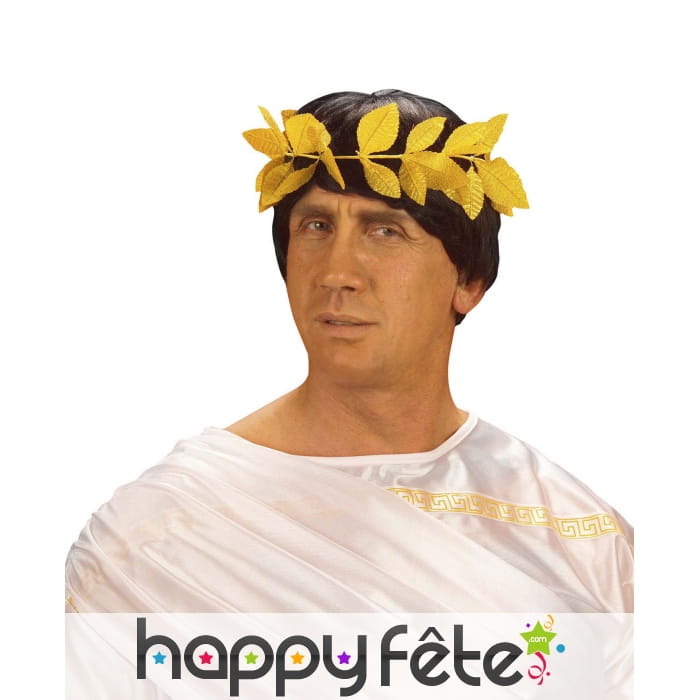 Couronne de césar en laurier doré