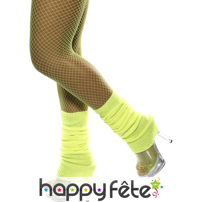 Chaussettes de danse jaune fluo
