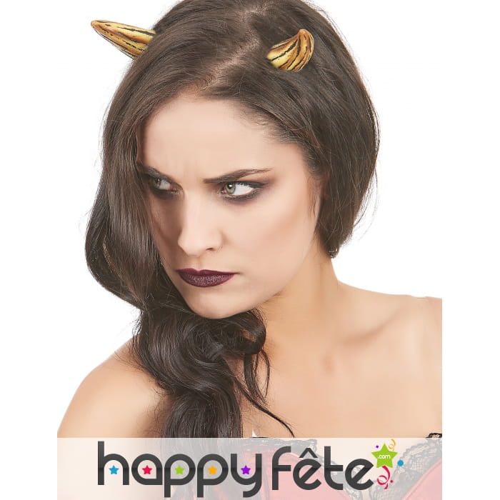 Cornes de diable sur filet pour cheveux