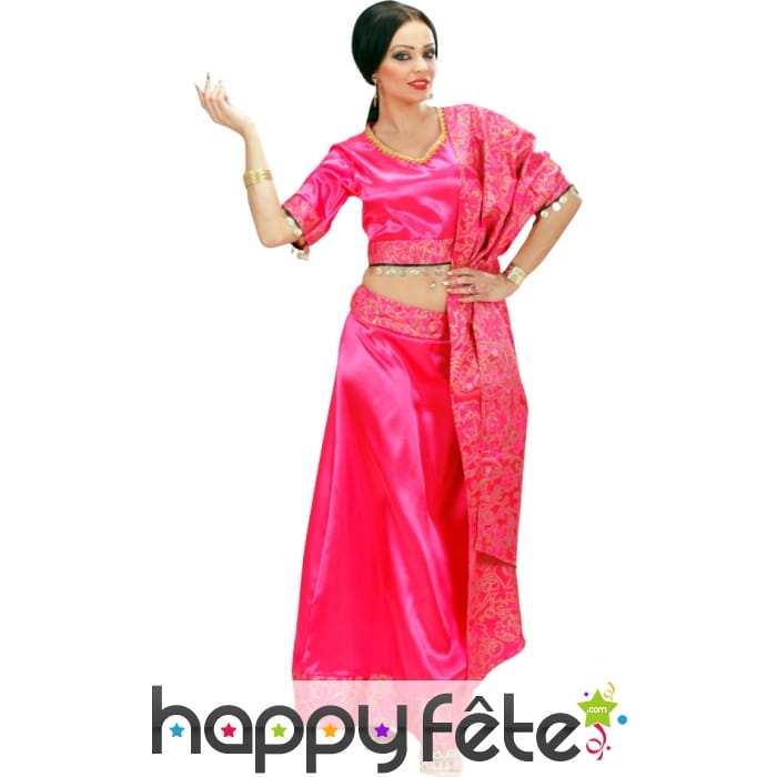 Costume de danseuse du bollywood