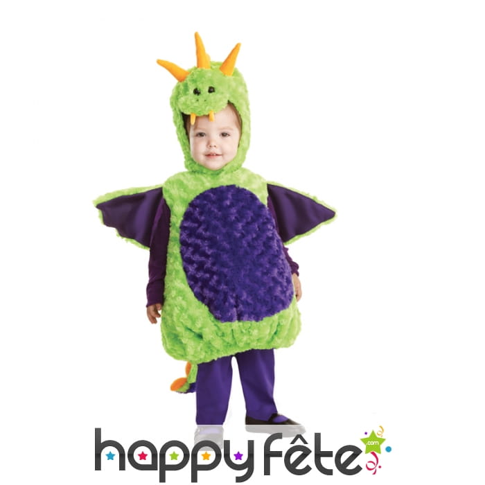 Costume de dragon en peluche pour enfant
