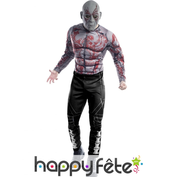 Costume de Drax le Destructeur pour homme, luxe
