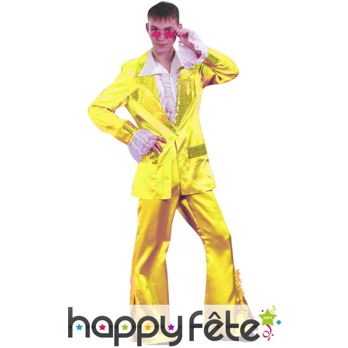 Costume disco doré