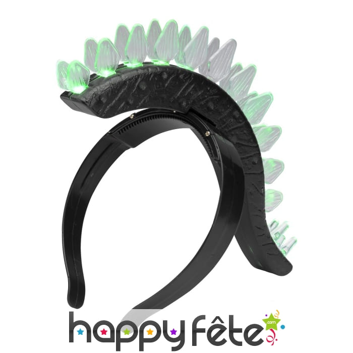 Crête de dinosaure lumineuse