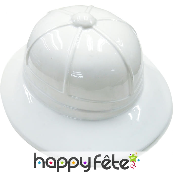 Chapeau d'explorateur adulte blanc