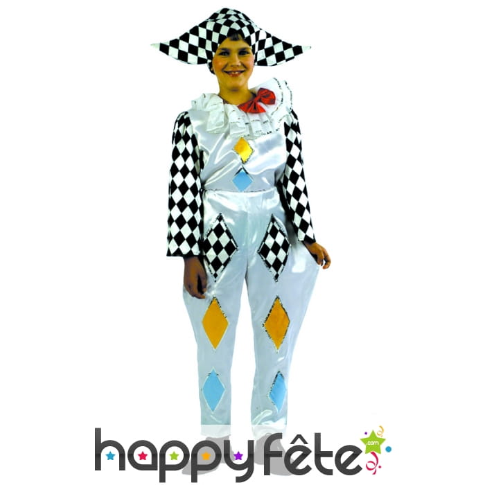 Costume d'enfant arlequin