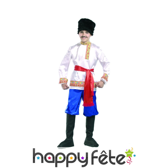 Costume d'enfant cosaque yvan