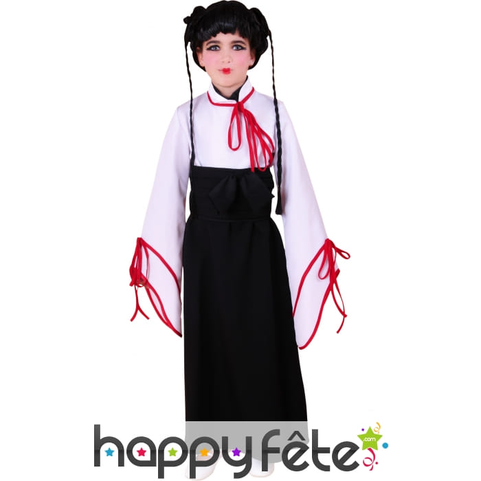 Costume d'enfant manga jupe noire