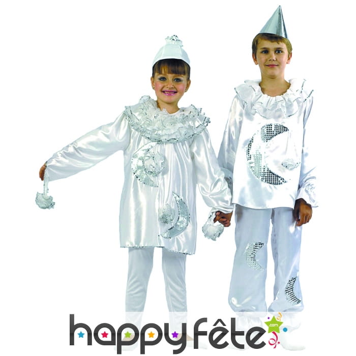 Costume d'enfant pierrot