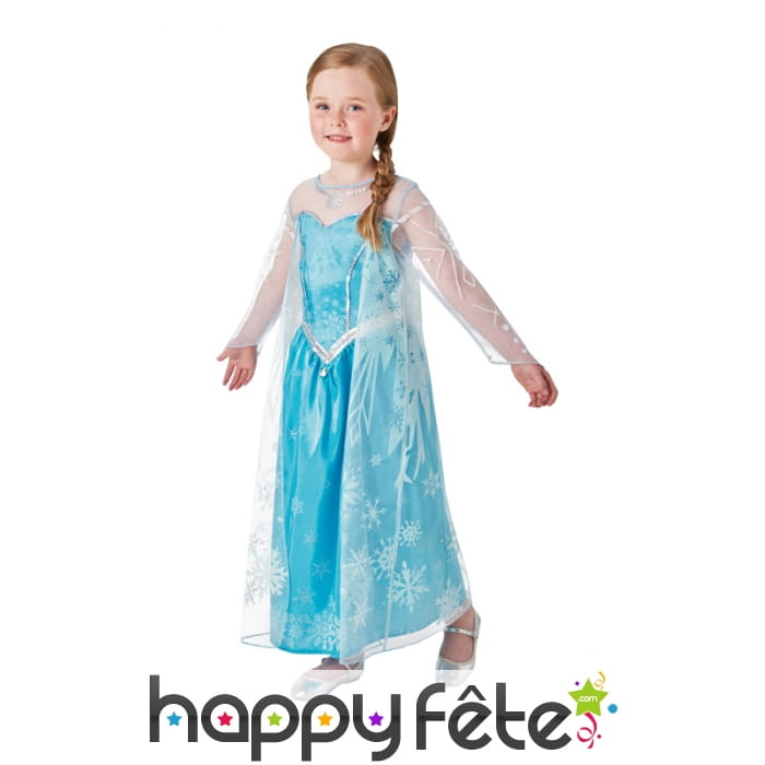 Costume de Elsa pour fillette, Reine des neiges