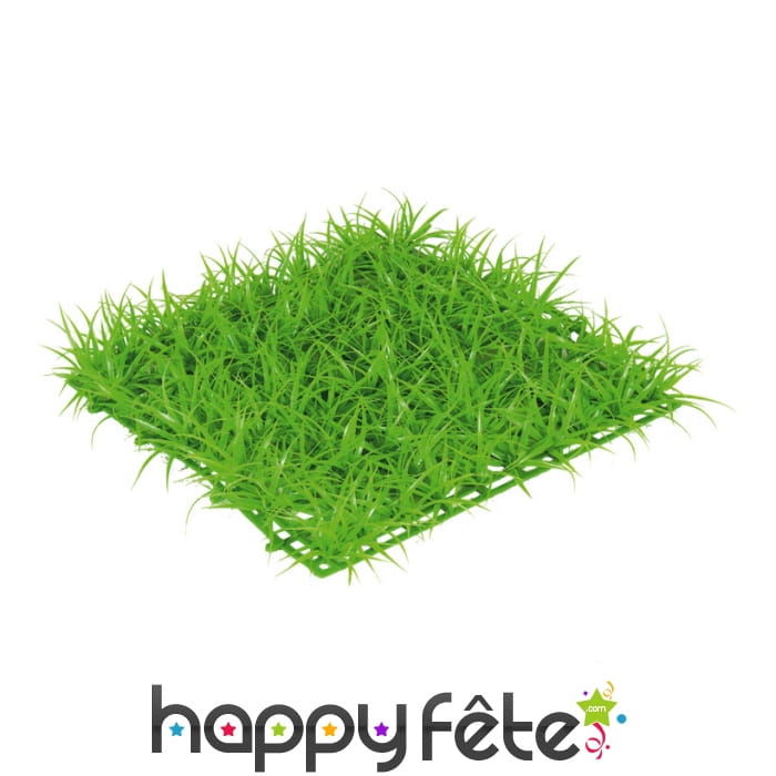 Carré de faux gazon en plastique