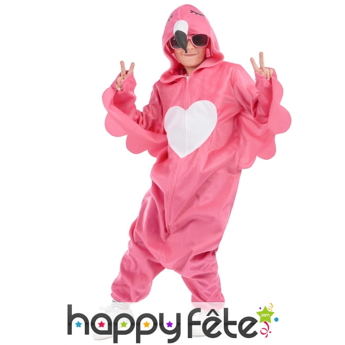 Combinaison de flamant rose pour fille
