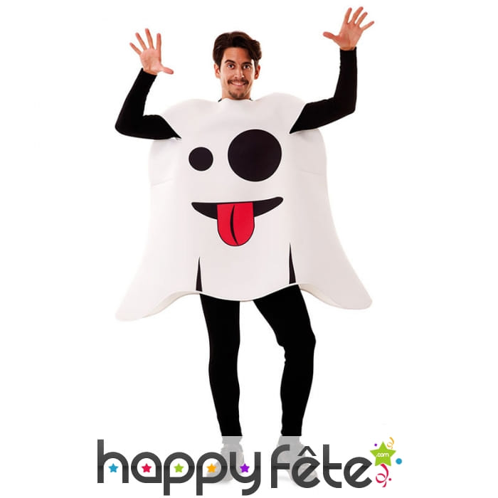 Costume de fantome snapchat pour adulte