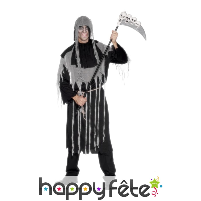 Costume de faucheur en lambeaux