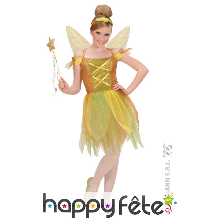 Costume de fée clochette