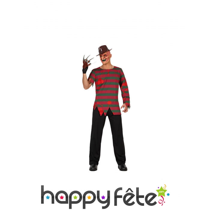 Costume de Freddy Krueger pour adulte