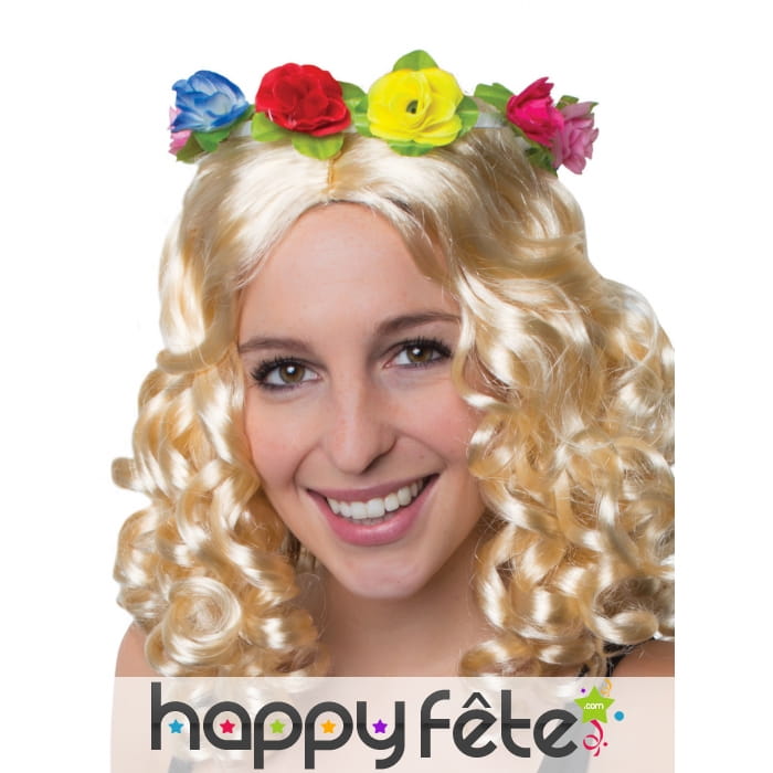 Couronne de fleurs hawaïennes