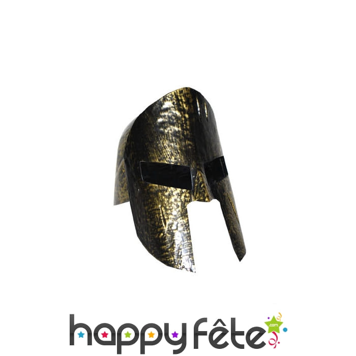 Casque de gladiateur pour adulte, plastique souple