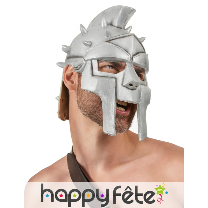 Casque de guerrier gladiateur en latex