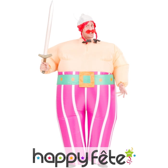 Costume de gaulois de BD gonflable