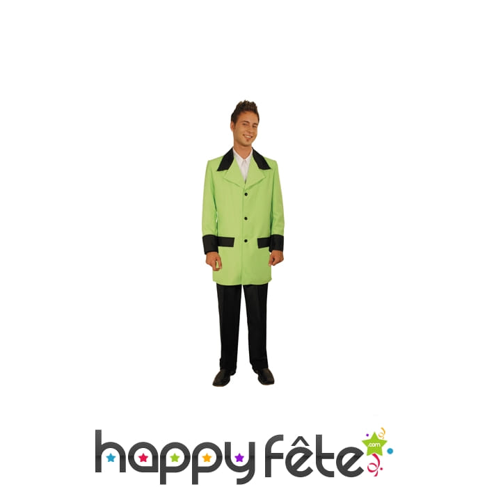 Costume de groom vert