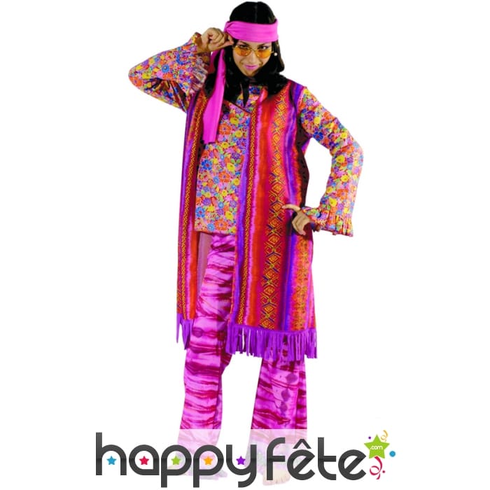 Costume d'Hippie femme violet