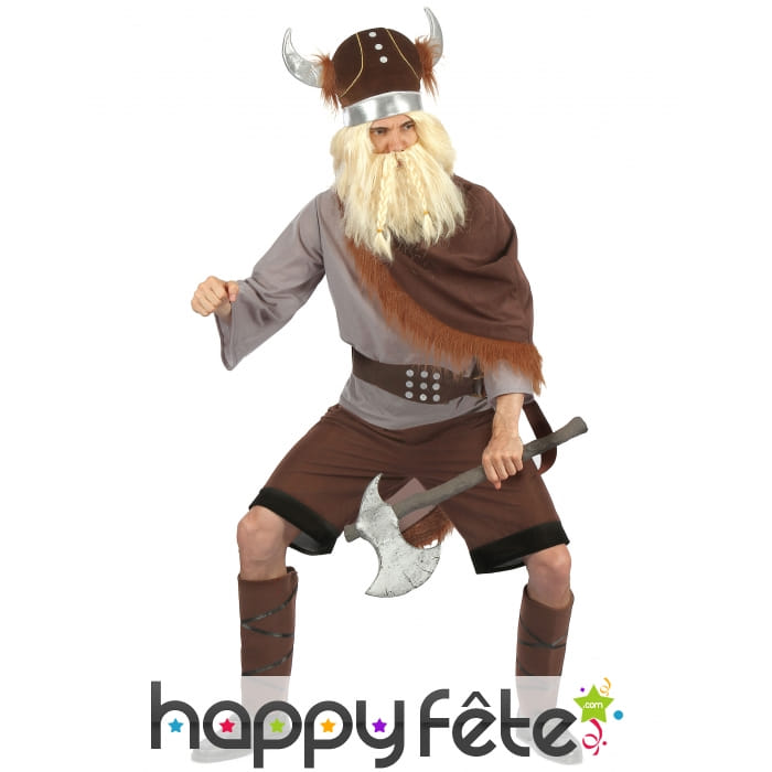 Costume d'homme viking en short