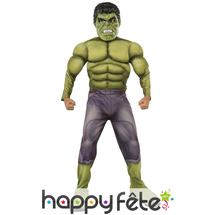 Costume de Hulk Ragnarok musclé pour enfant